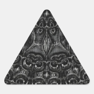 Adesivo Triangular Charcarvão Mandala