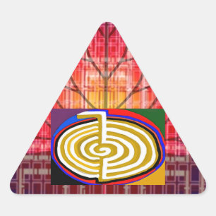 ADESIVO TRIANGULAR CHOKURAY REIKIHEALINGSYMBOL QUE CURA