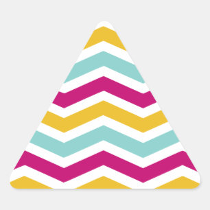 Adesivo Triangular Colorida Chevron