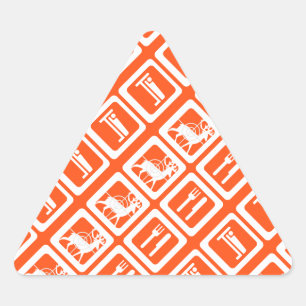Adesivo Triangular Coma a Caça do Sono