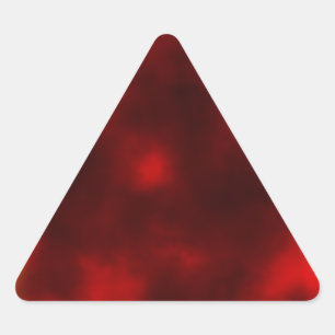 Adesivo Triangular Coração flamejante
