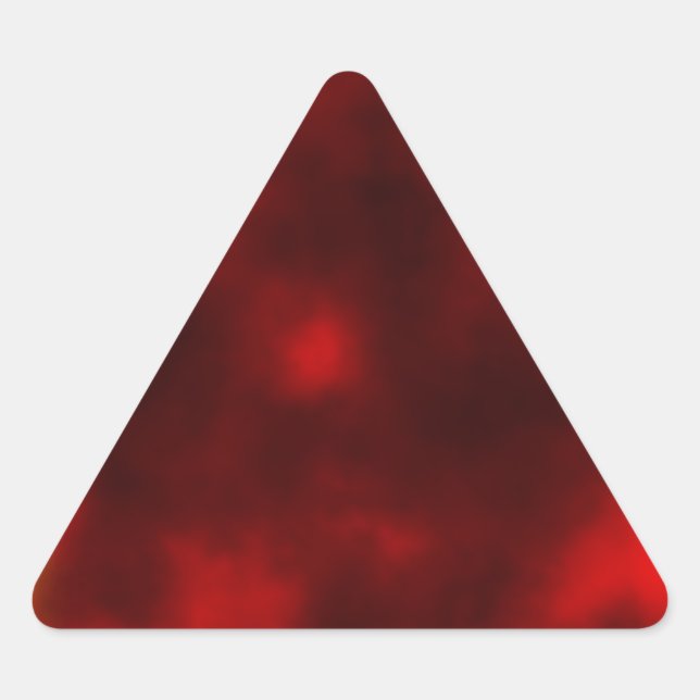 Adesivo Triangular Coração Flaming (Frente)