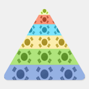 Adesivo Triangular Cores Felizes