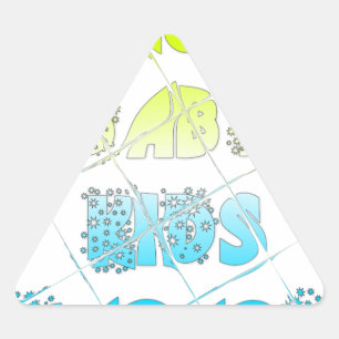 Adesivo Triangular Cores Felizes Hakuna Matata Hakunamatata - Estrela