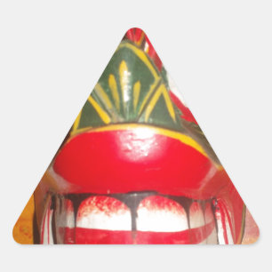 Adesivo Triangular Crânio de Hakuna Matata Últimos presentes de Hallo