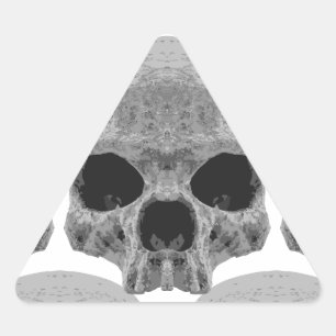 Adesivo Triangular crânios de gótico