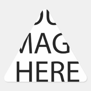 Adesivo Triangular Crie o seu próprio texto e design :-)