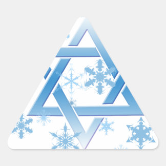 Adesivo Triangular david de inverno