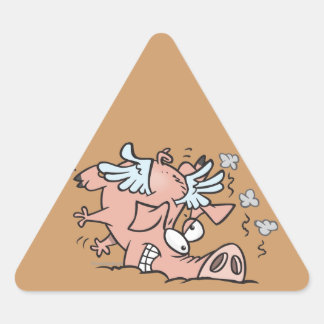 Adesivo Triangular desenho animado