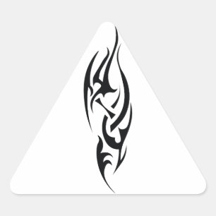 Adesivo Triangular Desenho Inspirado na Arte de Tatuagem Tradicional