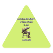 Dia Internacional de apoio às vítimas da tortura.