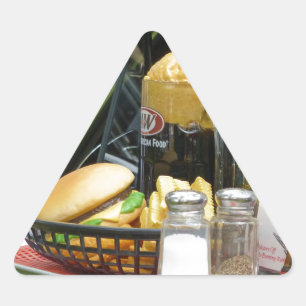 Adesivo Triangular Dinheiro fino
