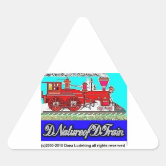 Adesivo Triangular DNaturedoSticker do Triângulo DTrain