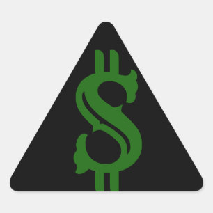 Adesivo Triangular Duro de moeda