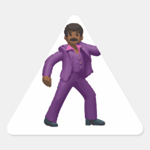 Adesivo Triangular Emoji Dancing Man