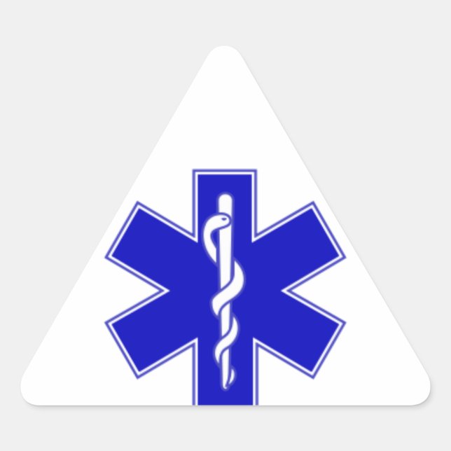 Adesivo Triangular EMS Sticker (Frente)