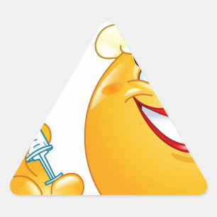 Adesivo Triangular enfermeira emoji
