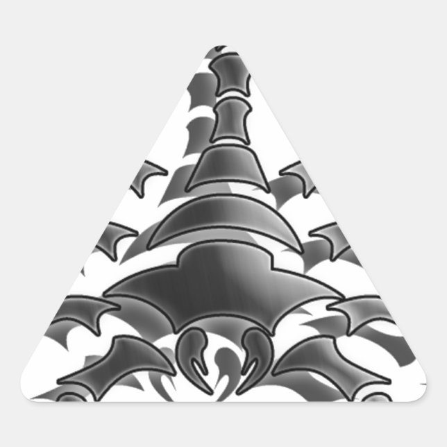 Adesivo Triangular Escorpião (Frente)