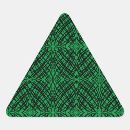 Adesivo Triangular Escrivora Simples | Inclinação Espelho | Verde |