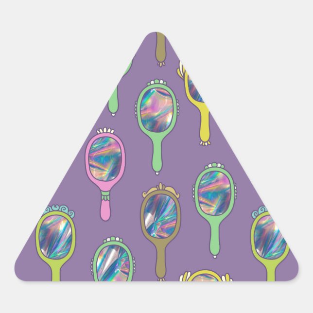 Adesivo Triangular espelho (Frente)