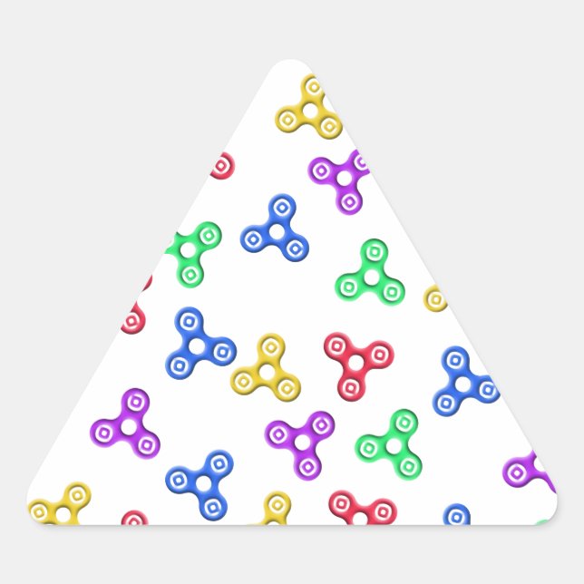 Adesivo Triangular Espinadores do Fidget (Frente)