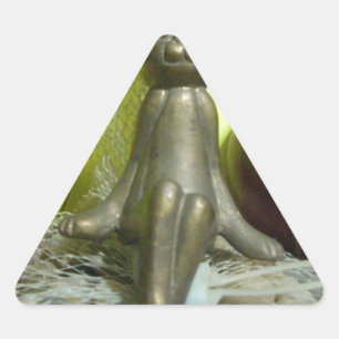 Adesivo Triangular Esportes espectadores de críquete de futebol