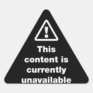 Adesivo Triangular ⚠ Este Conteúdo Não Está Disponível No Triângulo S