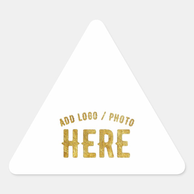 ADESIVO TRIANGULAR ESTILO MODERNO PERSONALIZÁVEL BRANCO VERIFICADO MA (Frente)