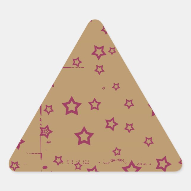 Adesivo Triangular estrelas (Frente)