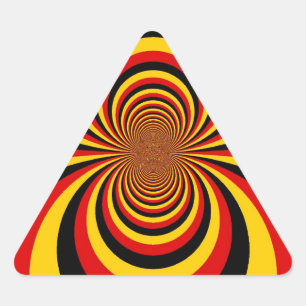 Adesivo Triangular Eu amo a Alemanha