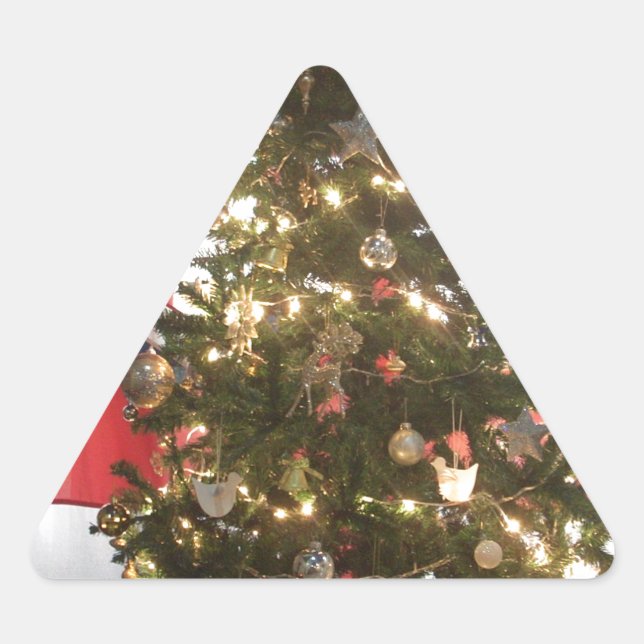 Adesivo Triangular Eu Amo O Evento Especial De Férias Do Reino Unido  (Frente)