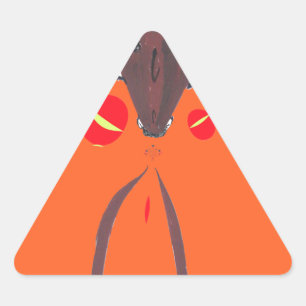 Adesivo Triangular Eu te amo Nakupenda Swahili