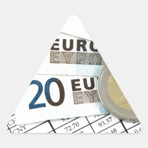 Adesivo Triangular Euros