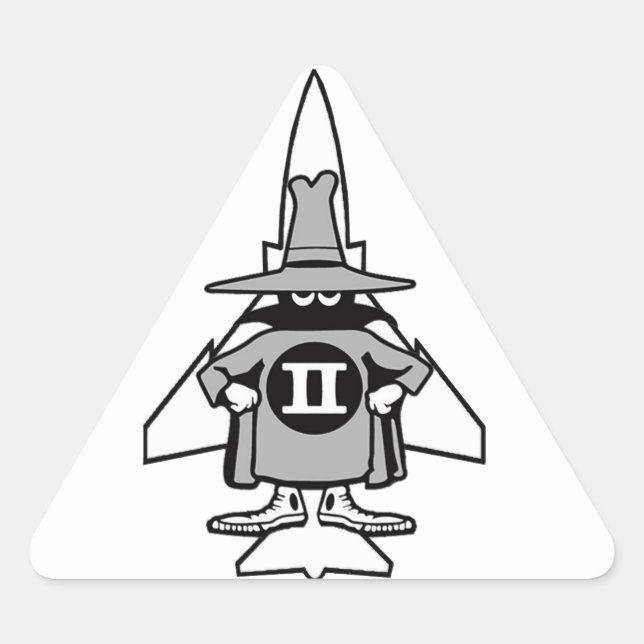 Adesivo Triangular F-4 Spook Fantasma (Frente)