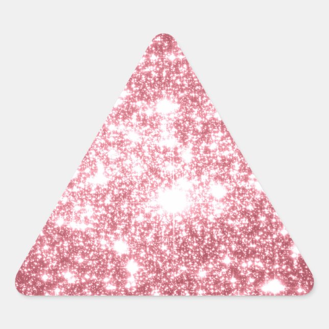 Adesivo Triangular Faísca Rosa (Frente)