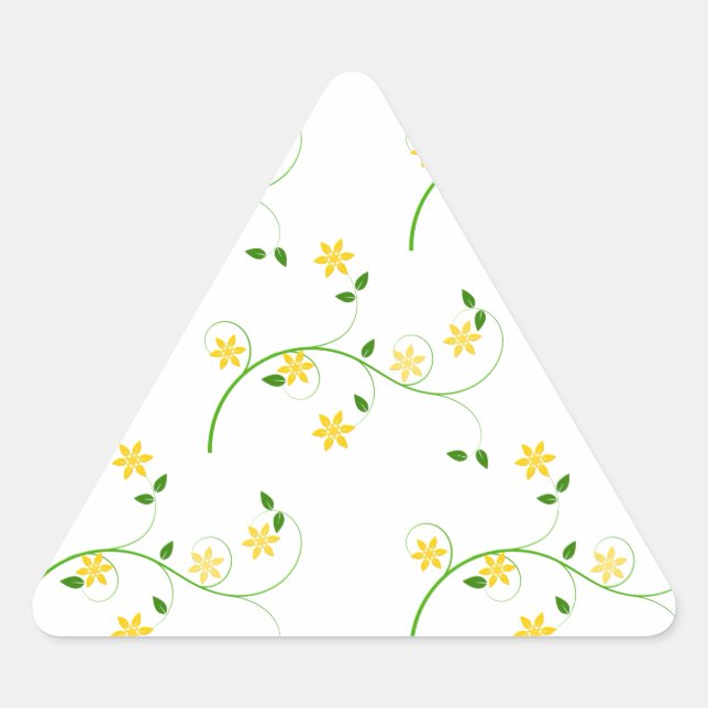 Adesivo Triangular Farinhas e flores (Frente)