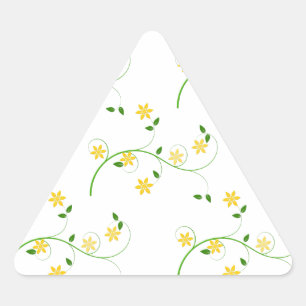 Adesivo Triangular Farinhas e flores