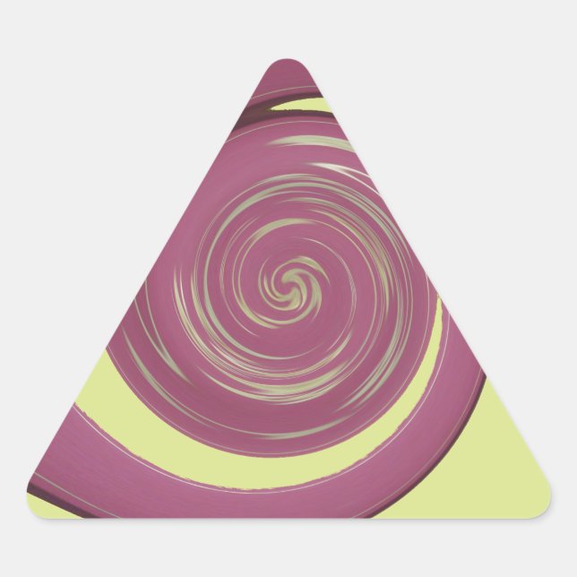 Adesivo Triangular Feliz Dia de Ação de Graças Belo Design de Arte de (Frente)