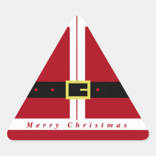 Adesivo Triangular Feliz Natal