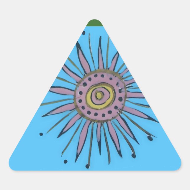 Adesivo Triangular Feliz Natal Sunshine Holiday.png (Frente)