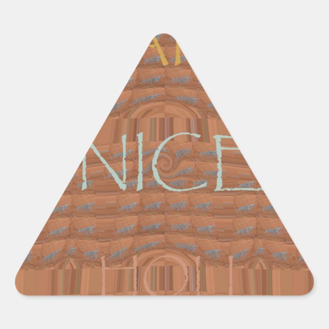 Adesivo Triangular Feliz Natal Zebra Art Impressão (Frente)