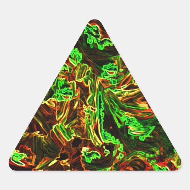 Adesivo Triangular Fogo da lua (Frente)