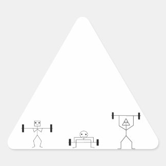 Adesivo Triangular formas de malhação