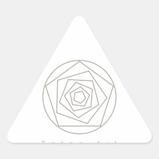 Adesivo Triangular Foton Art Champagne