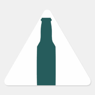 Adesivo Triangular Frasco de Cerveja