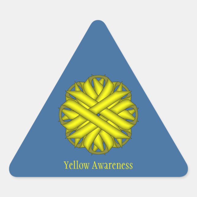 Adesivo Triangular Friso Amarelo por Kenneth Yoncich (Frente)