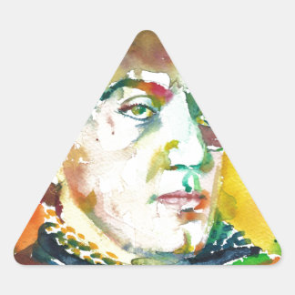 Adesivo Triangular FRITZ LANG - retrato aquoso.2