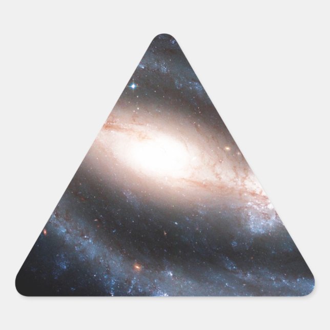 Adesivo Triangular Galáxia Espiral Majestosa Impressão Via Látea Andr (Frente)