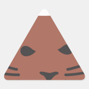 Adesivo Triangular Gato Gato 2