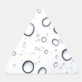 Adesivo Triangular Gotas de chuva